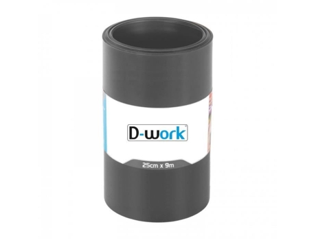 Borda de Jardim Flexível D-WORK Modelo D-WORK Altura 25Cm Comprimento 9 Metros Pvc e Anti Uv