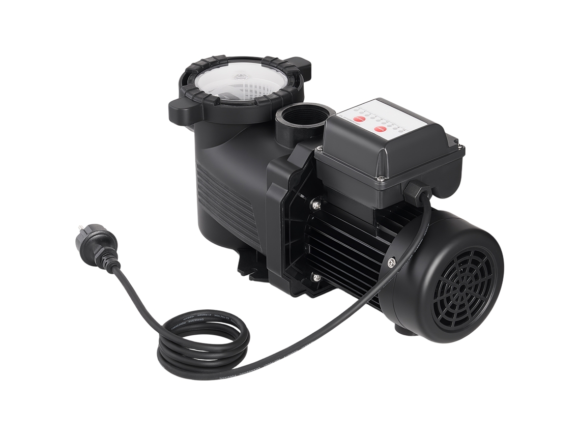 Bomba Para Piscina De 550 W Com Vazão Máxima 14000 L/h, Filtração Velocidade Única, Ca 220-240 V, Altura Elevação 12 M, Temporizador 24 Horas