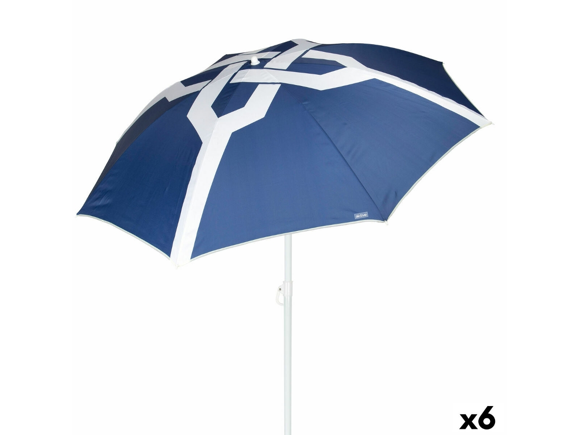 Chapéu De Praia Aktive 200 X 205 X 200 Cm (6 Unidades)