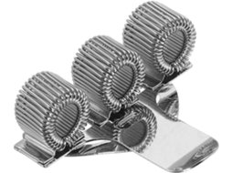 Conjunto Packove de 3 porta-canetas de metal com furos para molas Cadernos, Clip Canetas En Livros E Diários