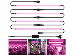 Lurelia Lâmpada Led Para Plantas 288 Leds, Espectro Completo, 4 Unidades