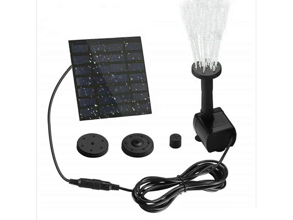 Fonte De ÃGua Com Células Solares E 4 Aspersores INF