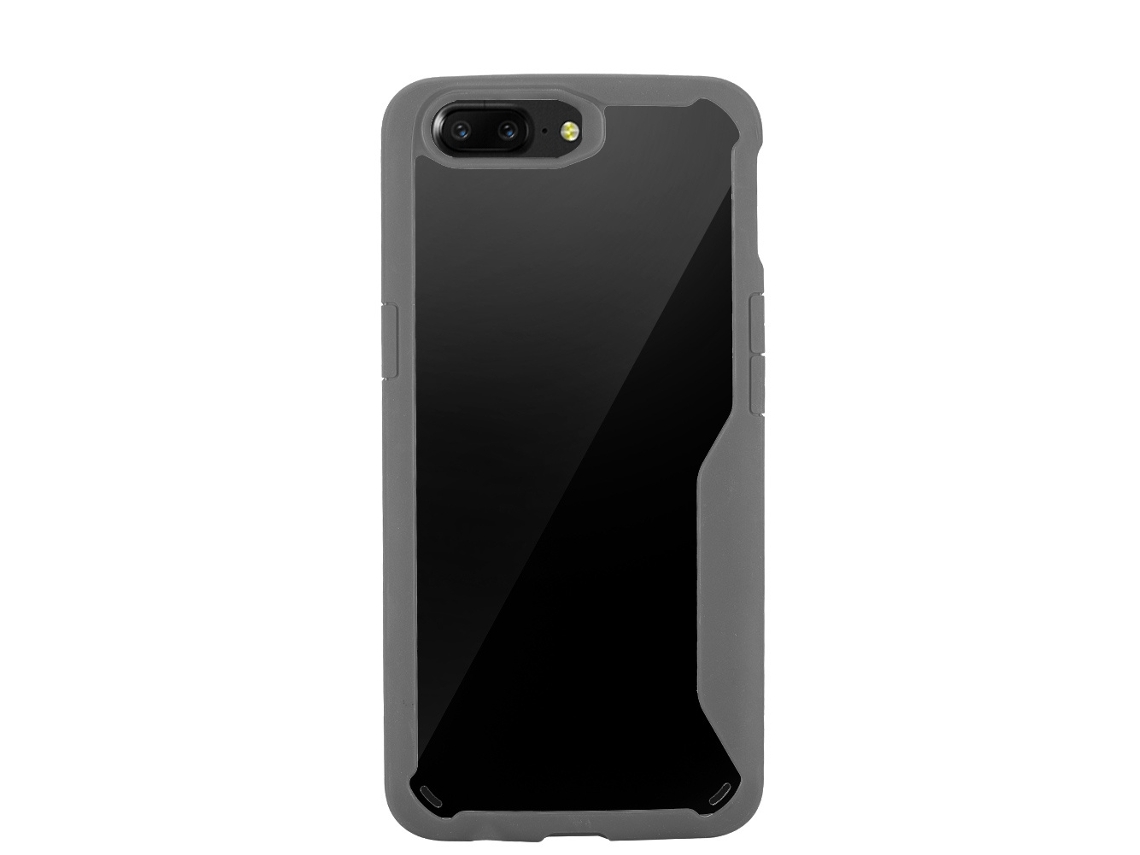 Capa de silicone para Oneplus 5, cinza, flexível EOOCOO