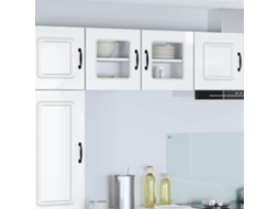 Vidaxl Painel De Lava-louça Kalmar Branco Brilhante 40 X 31 X 40 Cm