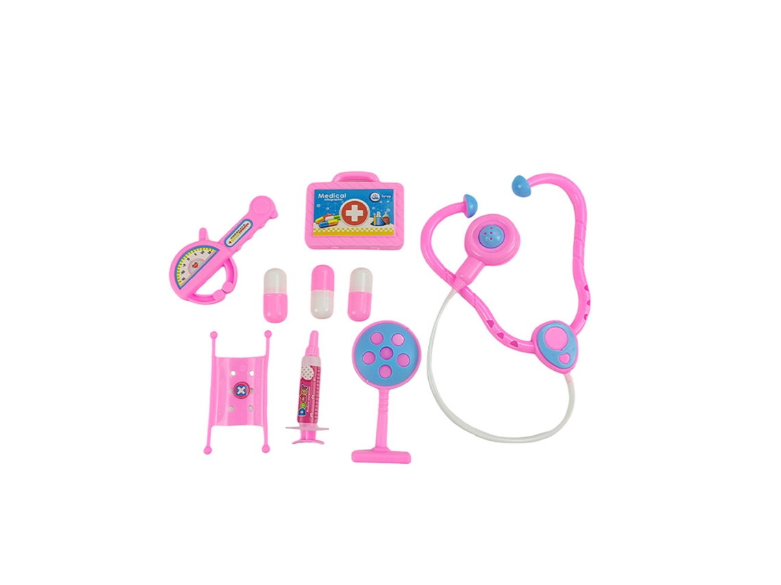 Kit Médico, Médico, Brinquedo para Meninos e Meninas, Brincadeira de Faz de Conta, Brinquedo de Simulação Médicarosa CHENNNLS