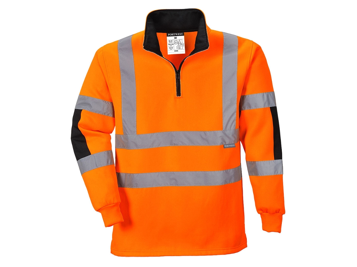 Camisa Xenon Rugby De Alta Visibilidade – Durabilidade E Estilo Laranja / S