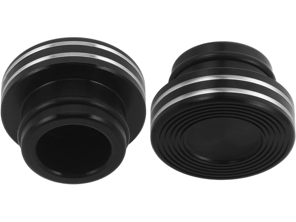 Conjunto de 2 Capas Pretas para Levar Isqueiro de Carro, À Prova de Poeira.