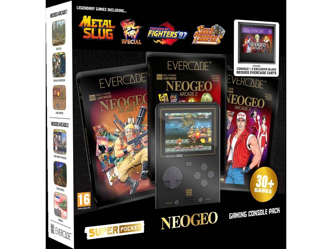Pré-venda Bundle Consola + Jogos Neogeo Super Pocket Starter
