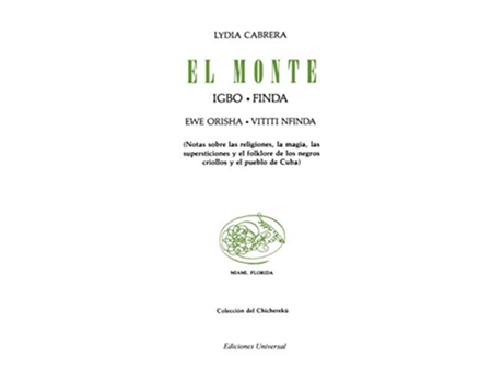 Livro El monte de Lydia Cabrera (Espanhol)