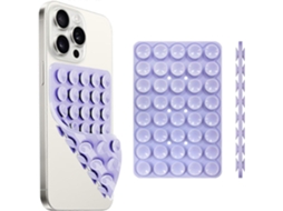 Suporte De Silicone Com Ventosa Para Capa De Celular, Dupla Face, Acessório Para Celular Com Suporte De Fixação Forte Para Selfies E Vídeos, Mãos Livr