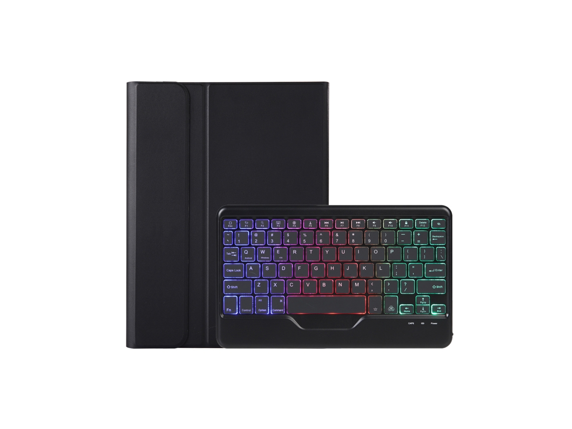 Capa de Teclado Bluetooth para Huawei Matepad 11.5 com luz de fundo, preta XIAOMOYU