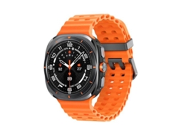 Galaxy Watch Ultra 4g 47mm Gris Y Correa Marine Band Naranja L705 Samsung (titanium Gray)