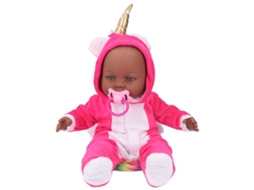 Primerox boneca Bebê Simulada 16 Polegadas Vinil Macia com Traje Mudável Presente Ideal para Crianças