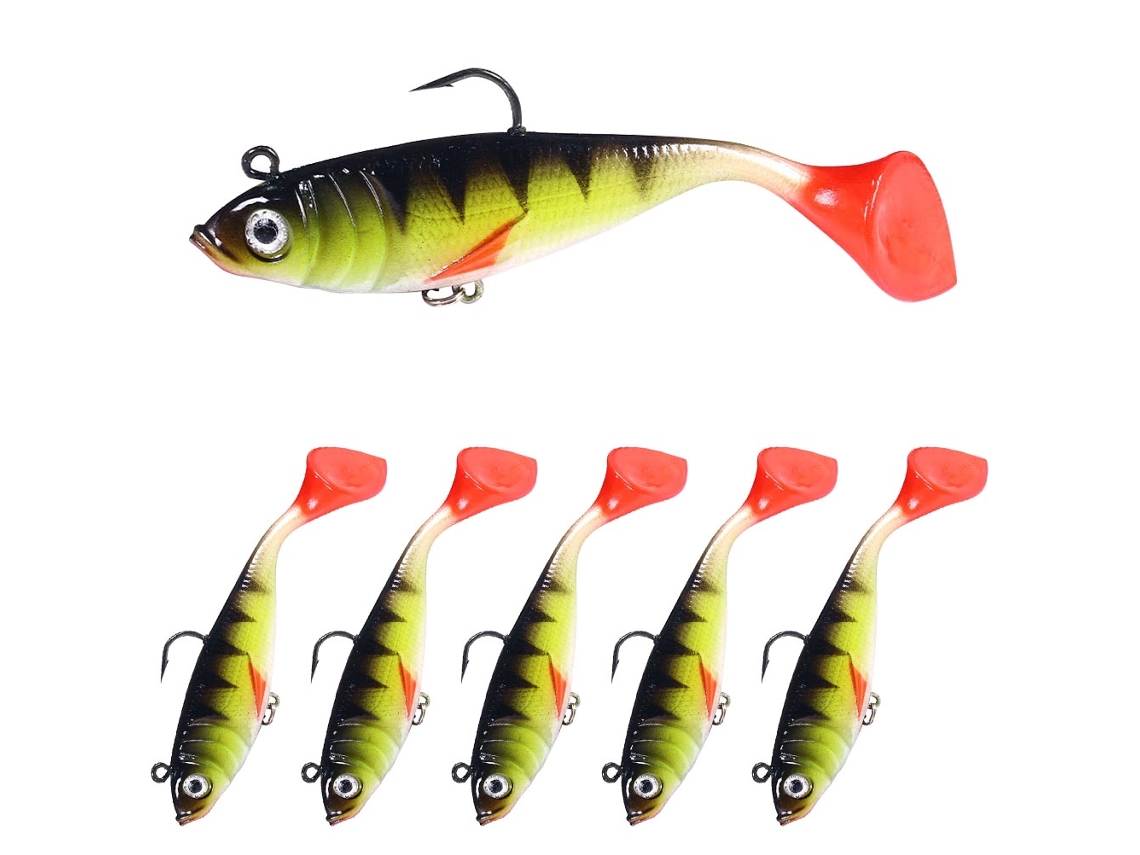 Isca de Pesca Luminosa 10cm 18.5g com 2 Anzóis