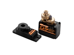 Servo Digital de Alto Torque 12g com Engrenagens de Cobre para Ajuste, Preto, Modelo Ds s006m, para Drones e Robôs de Controlo Remoto. MDUG
