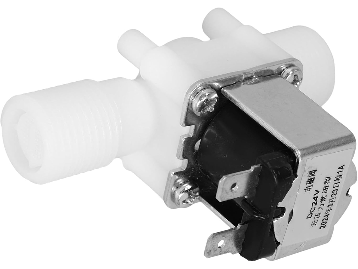 Válvula Solenoide Elétrica Normalmente Fechada, Com Design Externo Paralelo