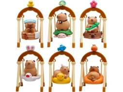 Estatuetas | 6 Miniaturas De Balanço | Decoração Para Escritório, Quarto, Sala De Estar E Mesa Gokoco