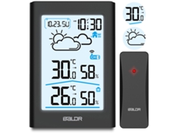Estação Meteorológica Digital BD-911 Com Display Preto