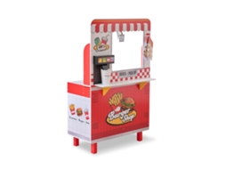 Hamburgueria Teamson Kids Flip Fry (vermelha / Grade / 29 Acessórios)