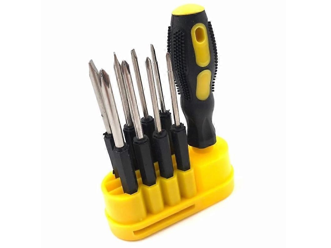 Conjunto De 9 Chaves De Fenda Multifuncionais Ferramenta De Manutenção Multifuncional 8 Em 1 Para Computadores E Muito Mais! Aquaforge