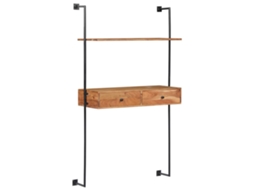 Wall Desk, Wall Desks Vidaxl Marrom Madeira