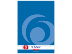 Bloco Escolar HERLITZ X.Book Din A4 Régua 26 / Quadrado