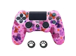Capa para comando PS4 MOROROR Rosa