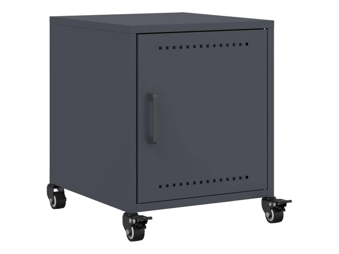 Mesa de Cabeceira 36x39x43,5 Cm Aço Antracite MAISON EXCLUSIVE