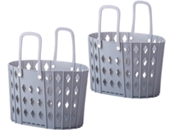 Lurelia Cesto Para Roupa Dobrável Tampa Alças Pack 2 Eva
