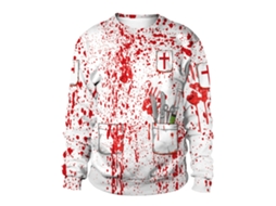 Laxiscreed Body De Manga Longa Para Halloween, Festivais E Eventos Com Conforto E Estilo