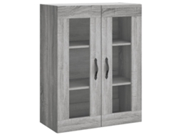 Wall Mounted Cabinet, Wall Mounted Cabinets Vidaxl Cinzeto Madeira Processada (n/a)