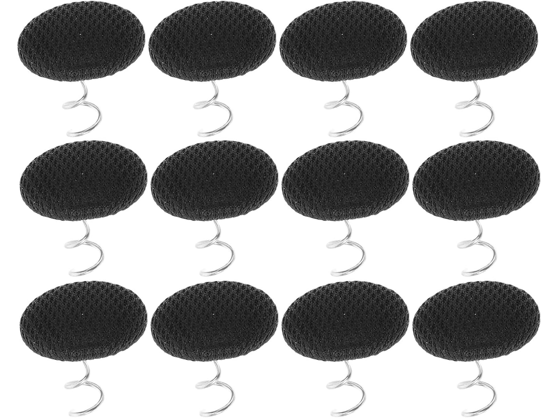 Conjunto De 12 Prendedores Aço Inoxidável Para Saia Sofá, Na Cor