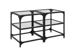 Coffee Table, Coffee Tables Vidaxl Transparente Madeira Processada (40 X 40 X 45 Cm)