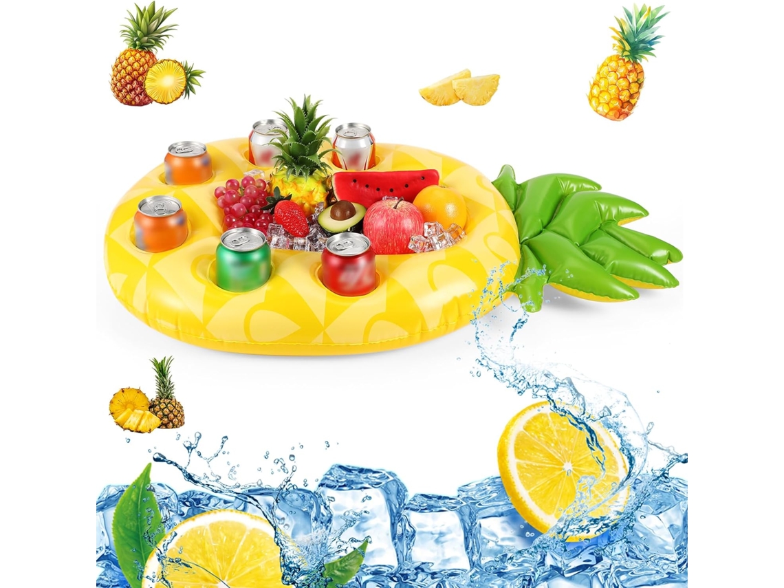 Suporte Flutuante Para Bebidas Em Piscinas, Cabanas Flutuantes, Suporte Para Bebidas Em Banheiras De Hidromassagem Para Adultos, Acessórios Infláveis
