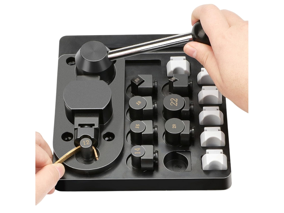 Gabarito para Dobrar Arame Ajustável de Metal, Ideal Fazer Bijuterias em Formato Colher, Ganchos, CHABERLU