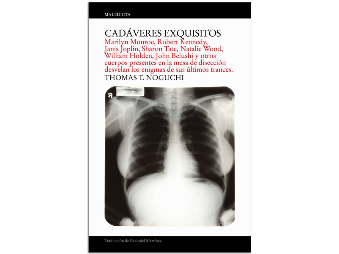 Livro Cadaveres Exquisitos de Thomas Noguchi (Espanhol)