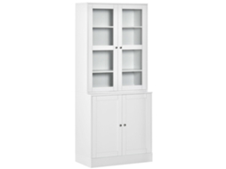 Estante Com 2 Prateleiras, 76x40x178,5cm, Branco