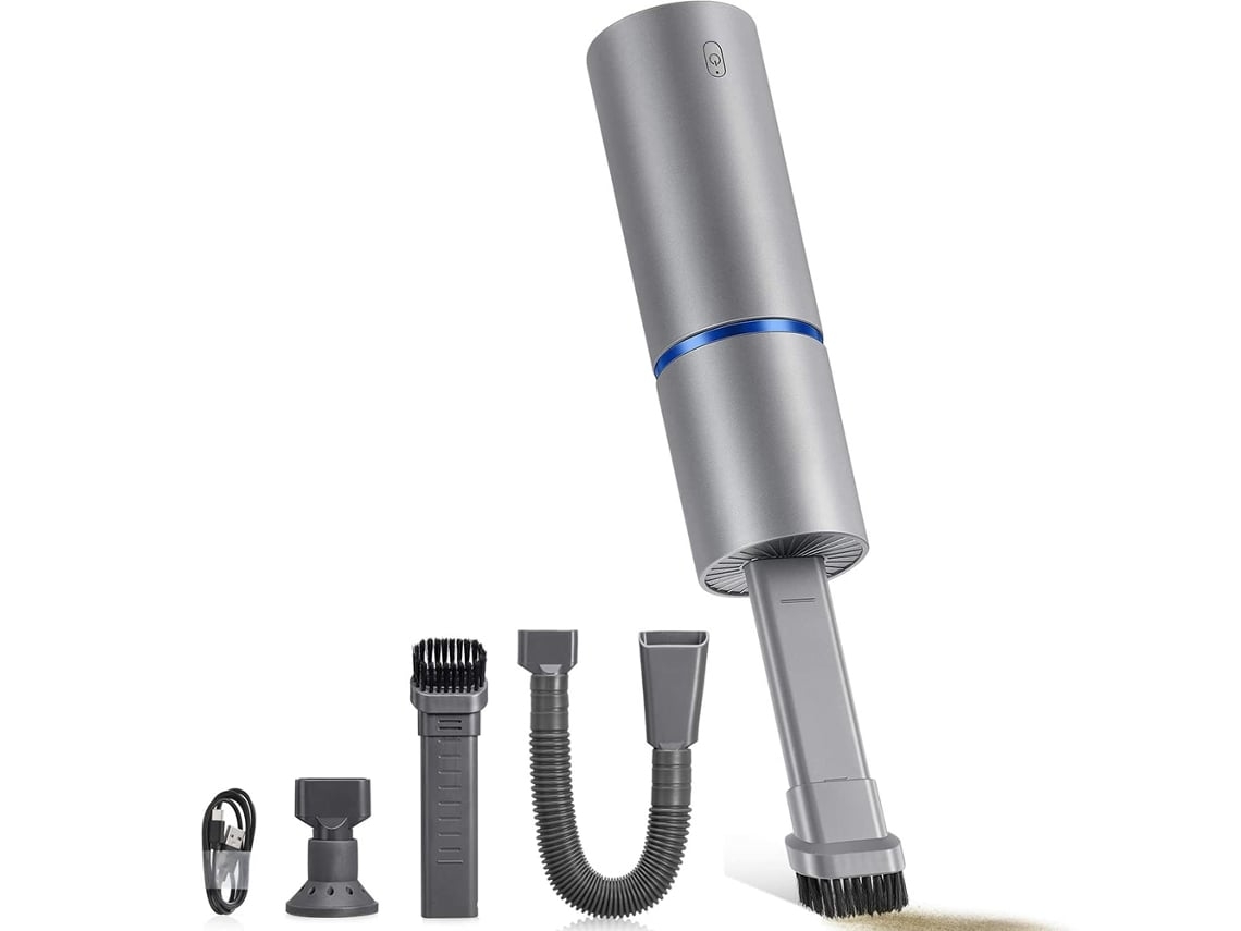Aspirador Mini 3 em 1 Ar Duster e Bomba Manual Recarregável Usb