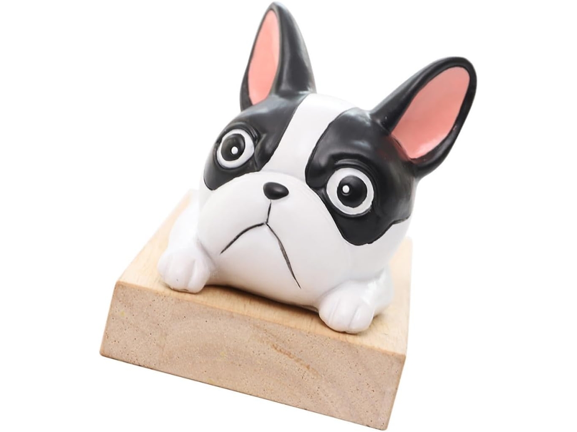 Suporte De Porta Prático Em Resina Branca Formato Cachorro Desenho Animado Da Angooily, Com Dedo Para Porta, Para Casa