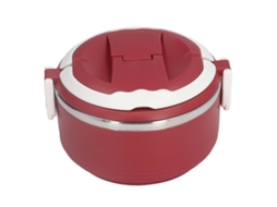 Caja De Almuerzo Japonés De Acero Inoxidable 304 Portátil Térmica Para Escuela Y Oficina Rojo