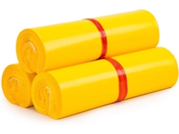 Envelopes plásticos para envio, 100 unidades, coloridos, para envios expressos, autoadesivos e impermeáveis.