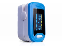 Oxímetro de dedo MOBICLINIC oxímetro de pulso profissional para SpO2 frequência cardíaca preciso não invasivo ecrã OLED azul PY-04