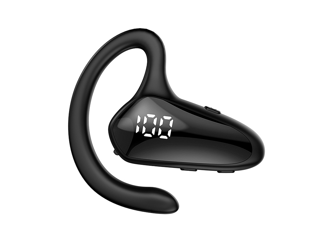 Fone Bluetooth Yx02 De Um Só Ouvido Com Tela Digital.