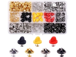 Conjunto de 430 Alfinetes de Segurança para Broches, Chapéus e Crachás, com Base Antiderrapante Alfinetes
