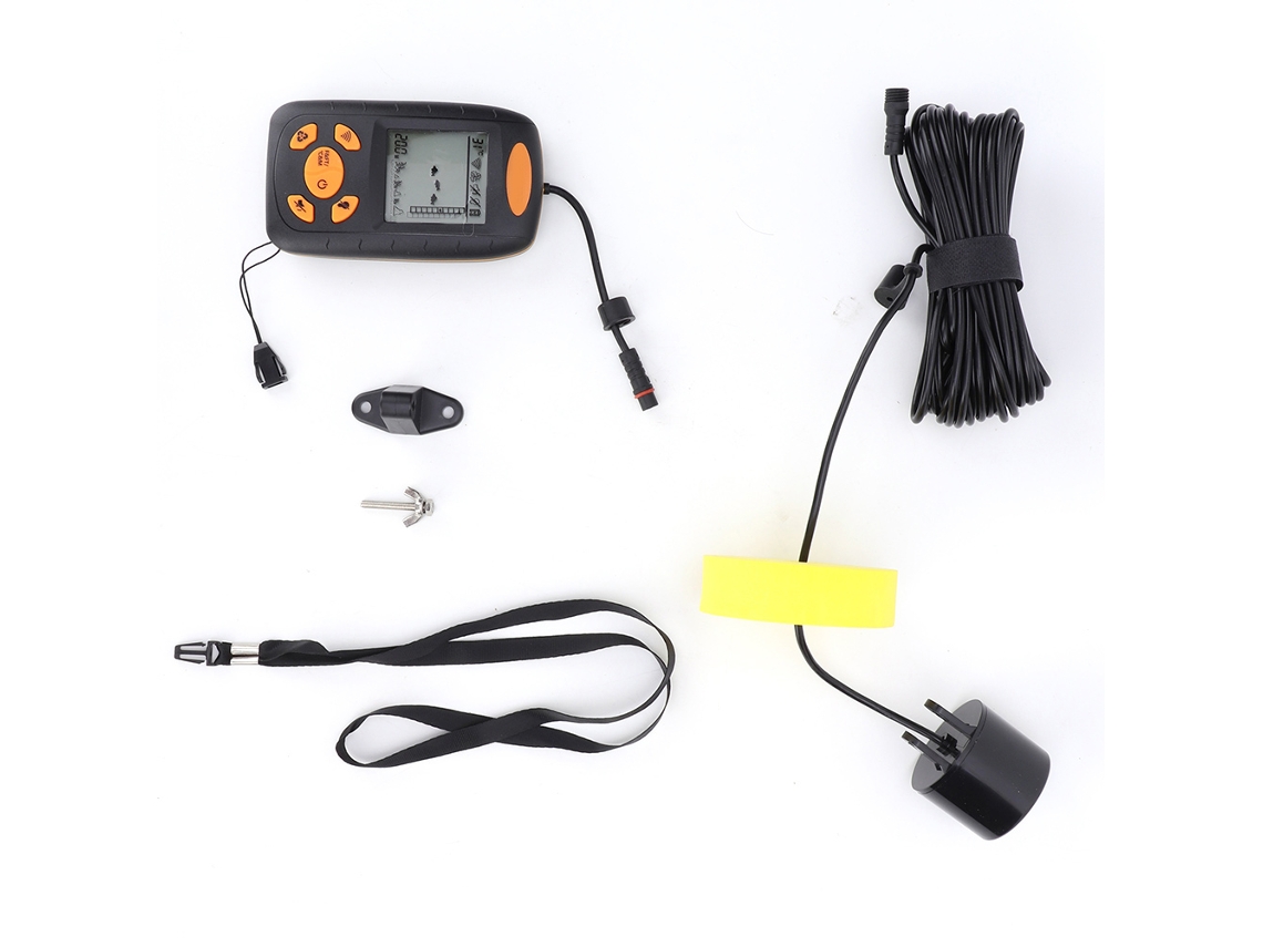 Detector de Peixes Ultrassônico Portátil com Tela LCD | S/MARCA
