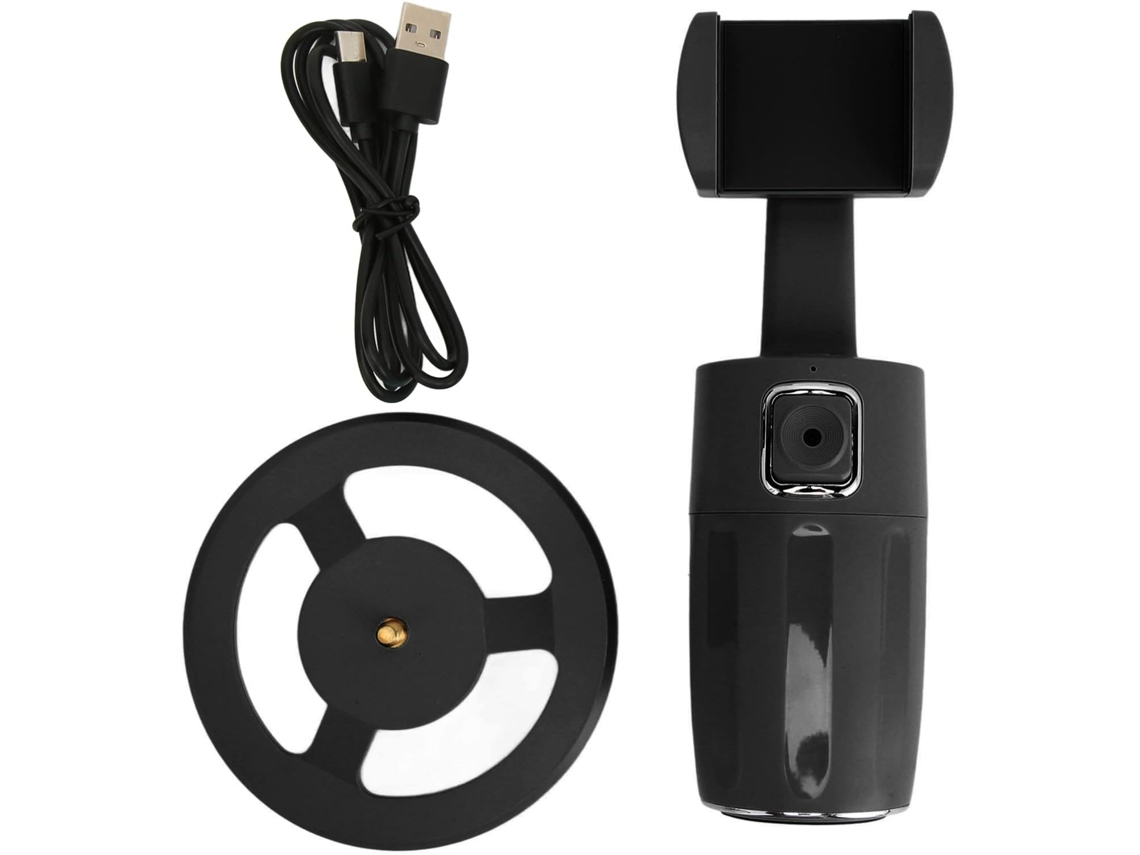 Tripé Com Rastreamento Facial Automático, Rotação De 360 ​​graus, Captura Inteligente, Suporte Para Celular Com Conector