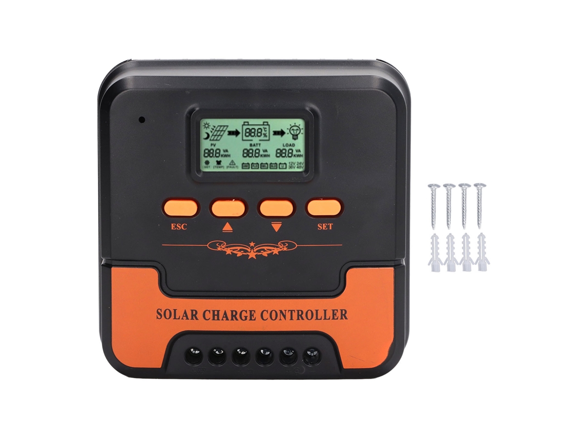 Controlador MPPT Solar 12v 24v 10a LCD Usb S/MARCA