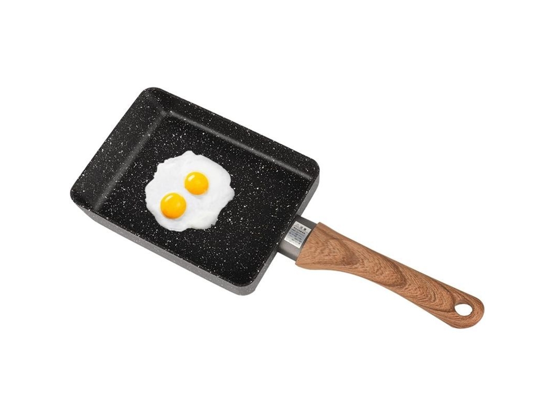 Sartén Rectangular Antiaderente Para Omelete Japonês, Adequada Para Vitrocerâmica, 35,7x13,5 Cm