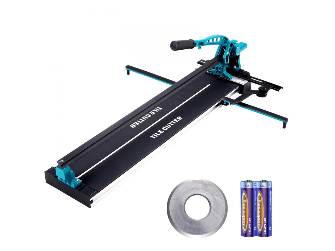 Cortador De Azulejos Manual 800mm Com Guia Infravermelha E Roda Em Carboneto Tekmaquinas