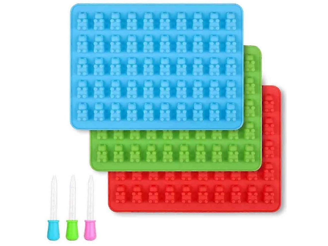 3 Formas De Silicone Para Ursinhos De Goma